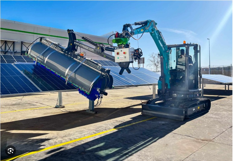 شستشوی پنل خورشیدی